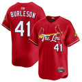 St.Louis Cardinals #41 Alec Burleson Player City Connect Limited Red Baseball Jerseys