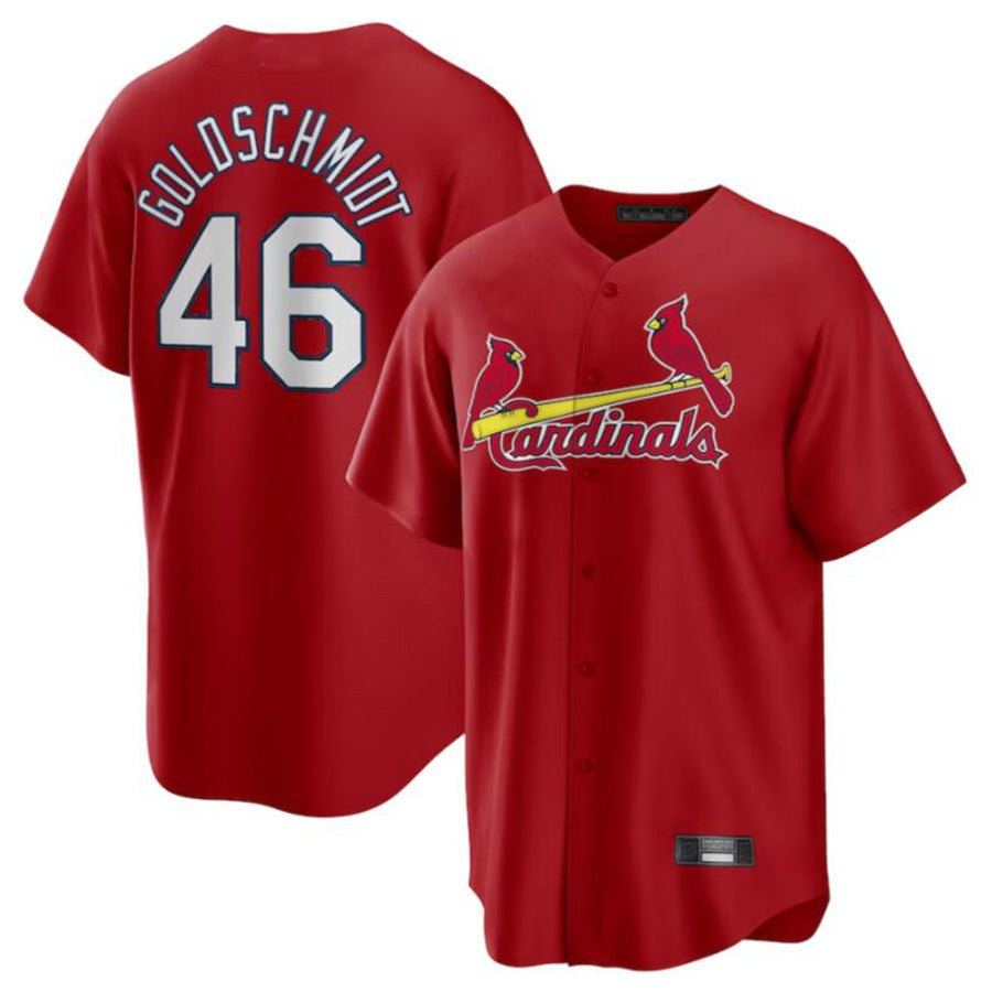 St.Louis Cardinals #46 Paul Goldschmidt Player Red City Connect Limited Baseball Jerseys¡ꡧ?¡ä???