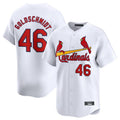 St.Louis Cardinals #46 Paul Goldschmidt Player White Home Limited Stitches Baseball Jerseys