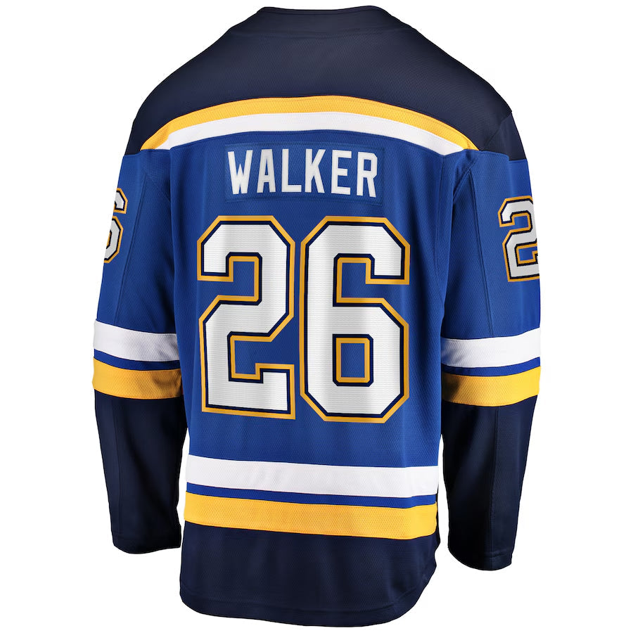 Custom #26 Blue STL Hockey Shirt Top