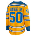 Custom #50 Yellow STL Hockey Shirt Top