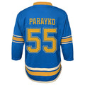 Custom #55 Light Blue STL Hockey Shirt Top