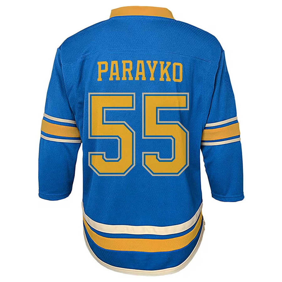 Custom #55 Light Blue STL Hockey Shirt Top