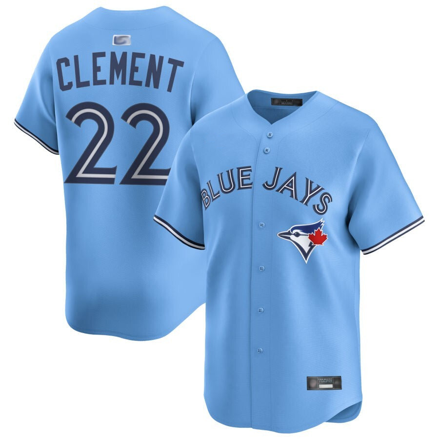 Custom #22 Blue TOR Baseball Shirt Top
