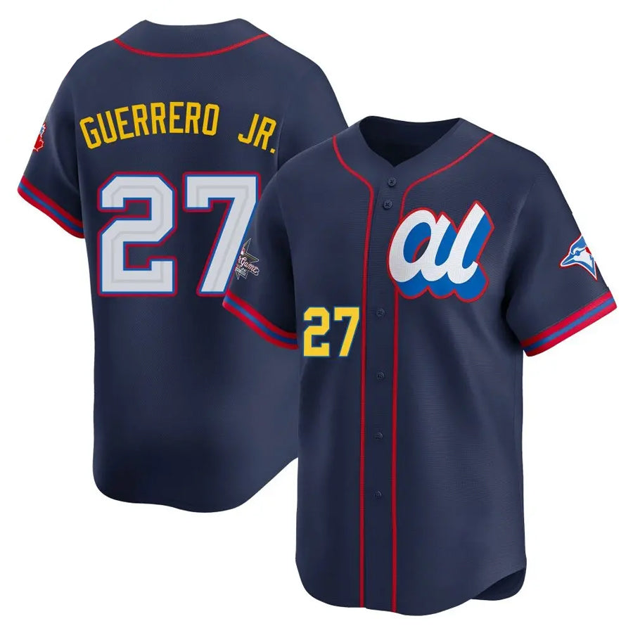 Custom #27 Navy All Star TOR Baseball Shirt Top