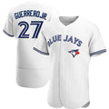 T.Blue Jays #27 Vladimir Guerrero Jr. Player White Home Limited Elite Baseball Jerseys