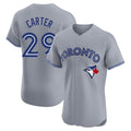 T.Blue Jays #29 Joe Carter Player Gray Limited Elite Home Baseball Jerseys