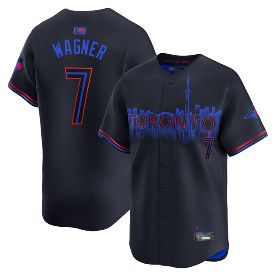 T.Blue Jays #7 Will Wagner Player City Connect Limited Baseball Jerseys