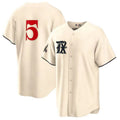 Custom #5 Cream City Connect TEX Baseball Shirt Top
