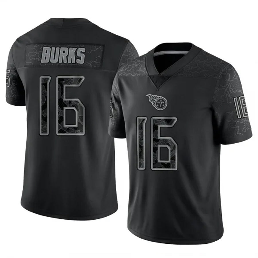 Custom #16 Black TEN Football Shirt Top