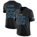 Custom #55 Black TEN Football Shirt Top