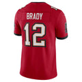 Custom #12 Red TB Football Shirt Top