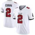 Custom #2 White TB Football Shirt Top