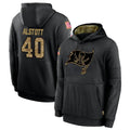 TB.Buccaneers #40 Mike Alstott Player Black Salute to Service Hoodies Football Jerseys
