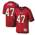 Custom #47 Red TB Football Shirt Top