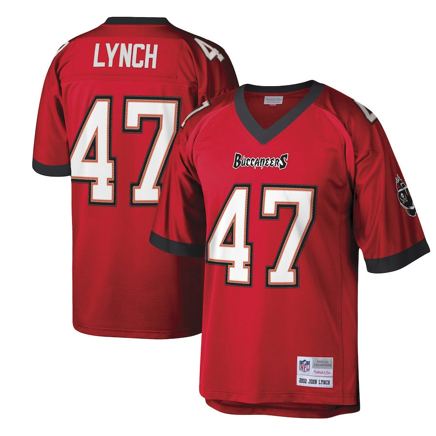 Custom #47 Red TB Football Shirt Top