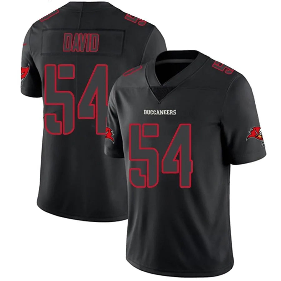 Custom #54 Black TB Football Shirt Top