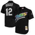 Custom #12 Black TB Baseball Shirt Top