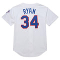 T.Rangers #34 Nolan Ryan Player Jersey 1993 Cooperstown Collection Authentic Jersey - White Baseball Jerseys