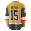 Custom #15 Gold VGK Hockey Shirt Top