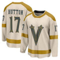 Custom #17 Cream VGK Hockey Shirt Top
