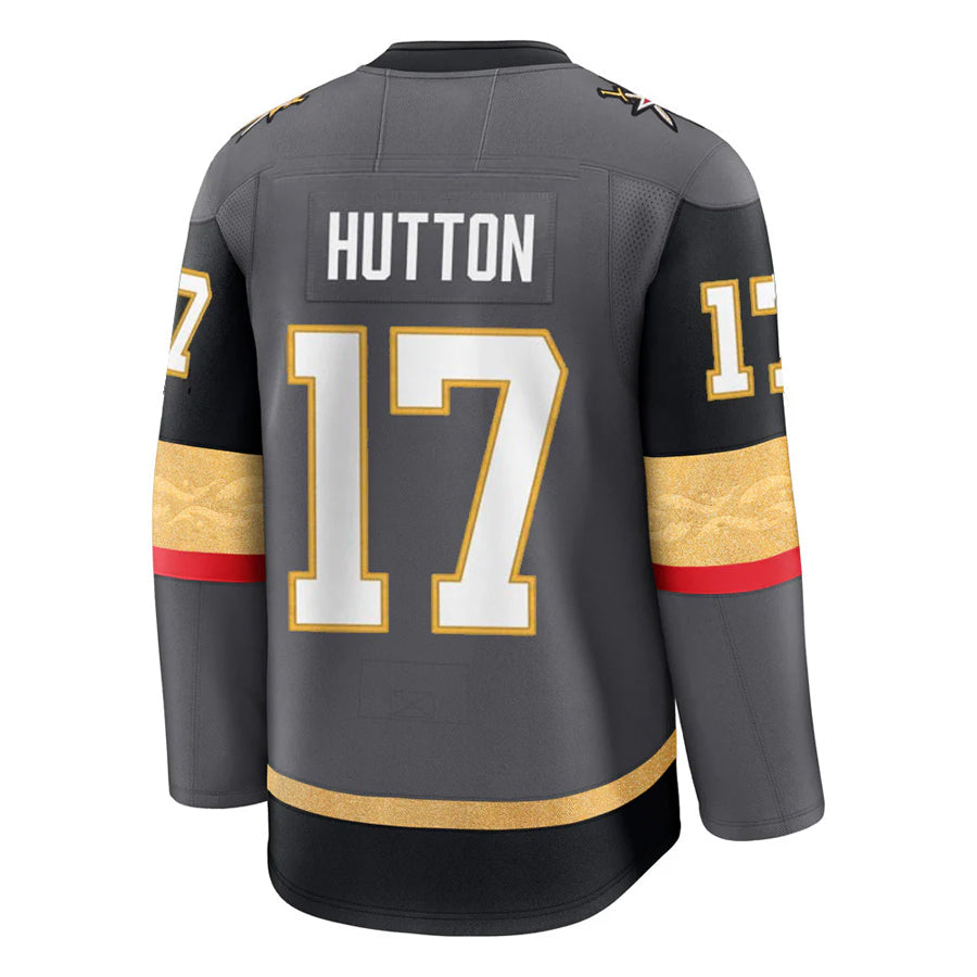 Custom #17 Gray VGK Hockey Shirt Top