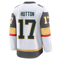 Custom #17 White VGK Hockey Shirt Top