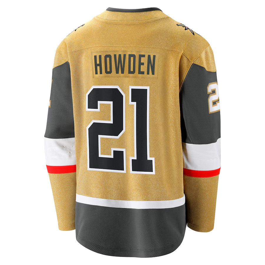 Custom #21 Gold VGK Hockey Shirt Top