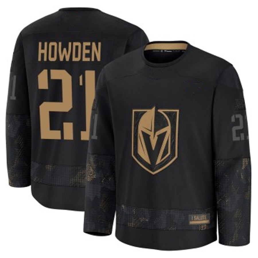 Custom #21 Black VGK Hockey Shirt Top