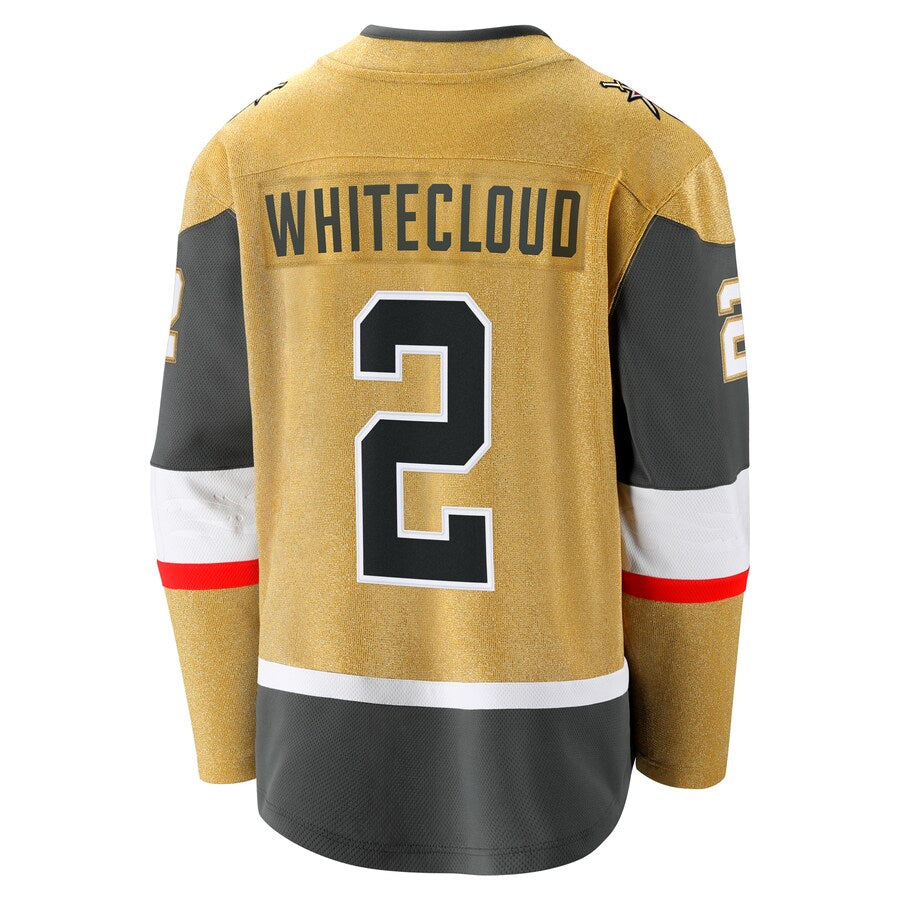 Custom #2 Gold VGK Hockey Shirt Top