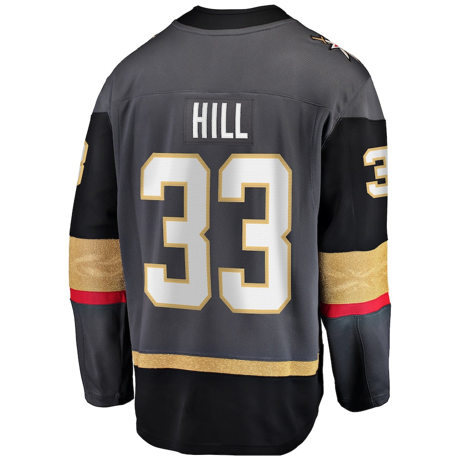 Custom #33 Gray VGK Hockey Shirt Top