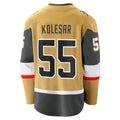 Custom #55 Gold VGK Hockey Shirt Top