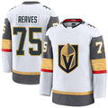 Custom #75 White VGK Hockey Shirt Top