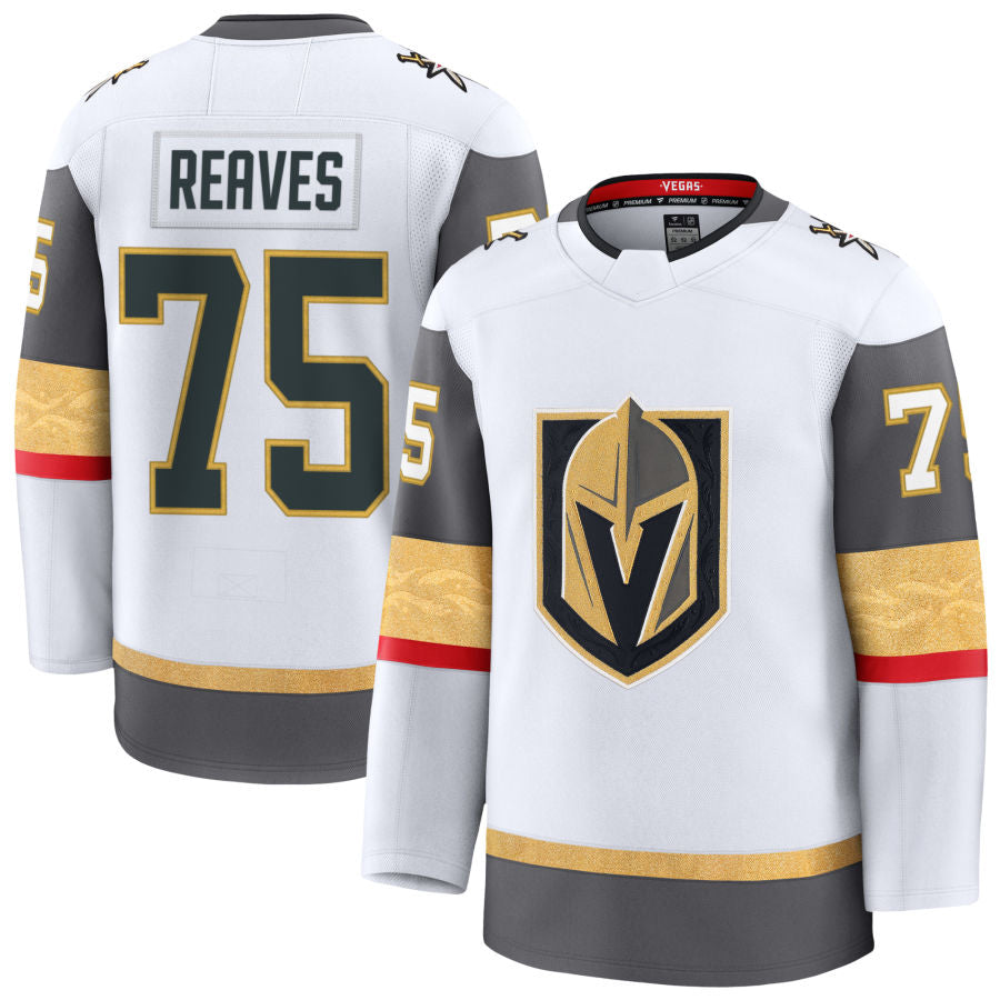Custom #75 White VGK Hockey Shirt Top