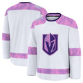 V.Golden Knights Fanatics Blank Player Game Hockey Jersey - White Stitched American Hockey Jerseys