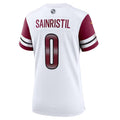 W.Commanders #0 Mike Sainristil Player White Home Game Football Jerseys