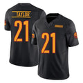 Custom #21 Black WAS Football Shirt Top