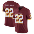 Custom #22 Burgundy WAS Football Shirt Top