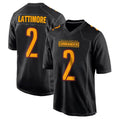 Custom #2 Black WAS Football Shirt Top