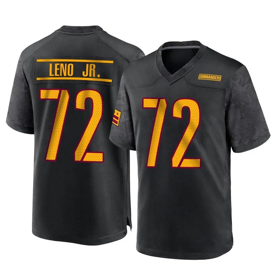 Custom #72 Black WAS Football Shirt Top