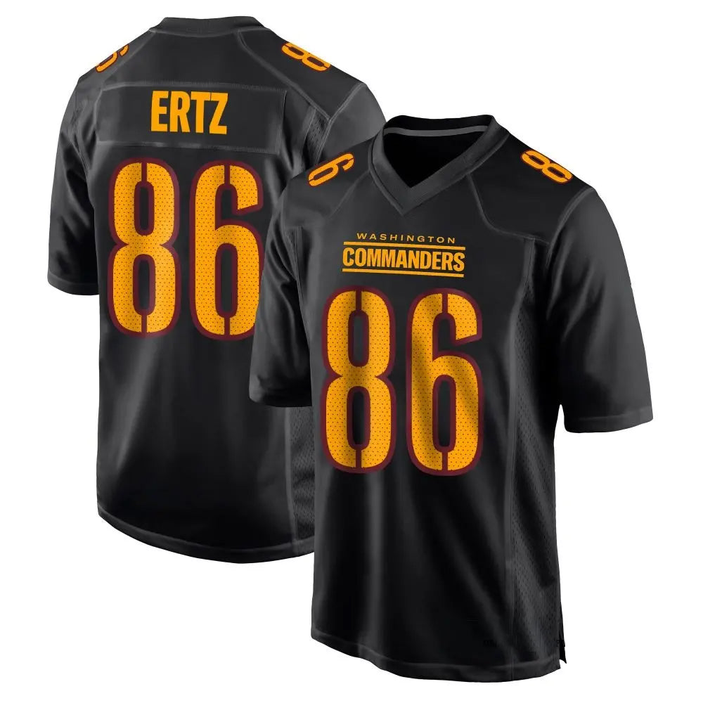 Custom #86 Black WAS Football Shirt Top