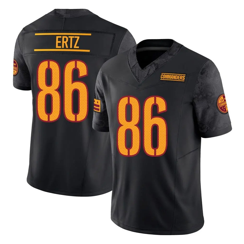 Custom #86 Black WAS Football Shirt Top