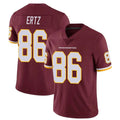 Custom #86 Burgundy WAS Football Shirt Top