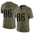 Custom #86 Olive WAS Football Shirt Top