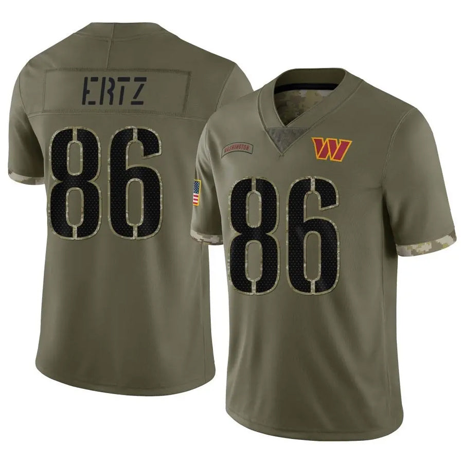 Custom #86 Olive WAS Football Shirt Top
