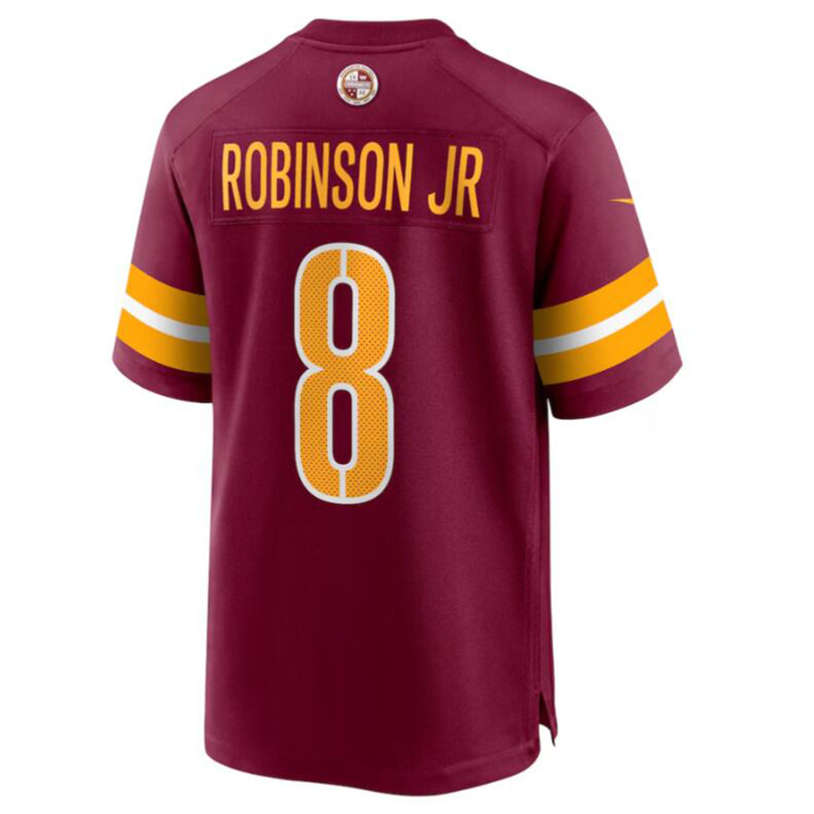 Custom #8 Burgundy WAS Football Shirt Top