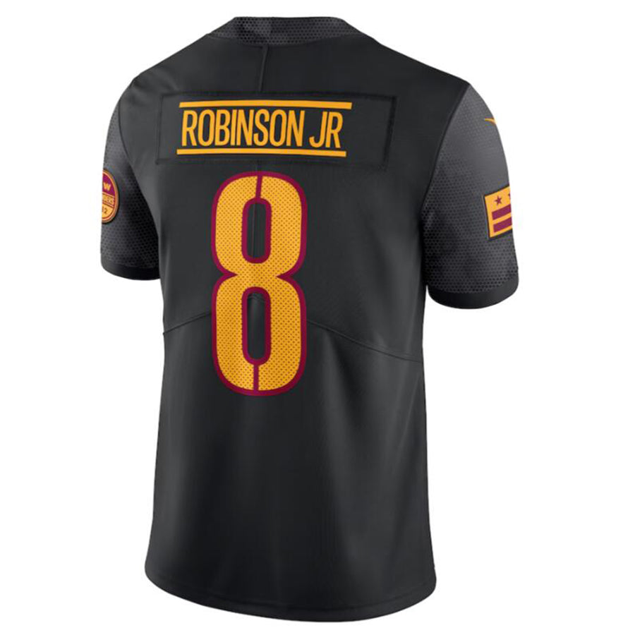 Custom #8 Black WAS Football Shirt Top