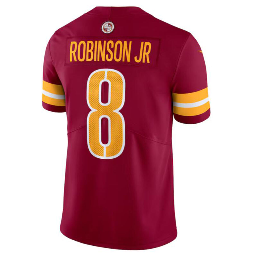 Custom #8 Burgundy WAS Football Shirt Top