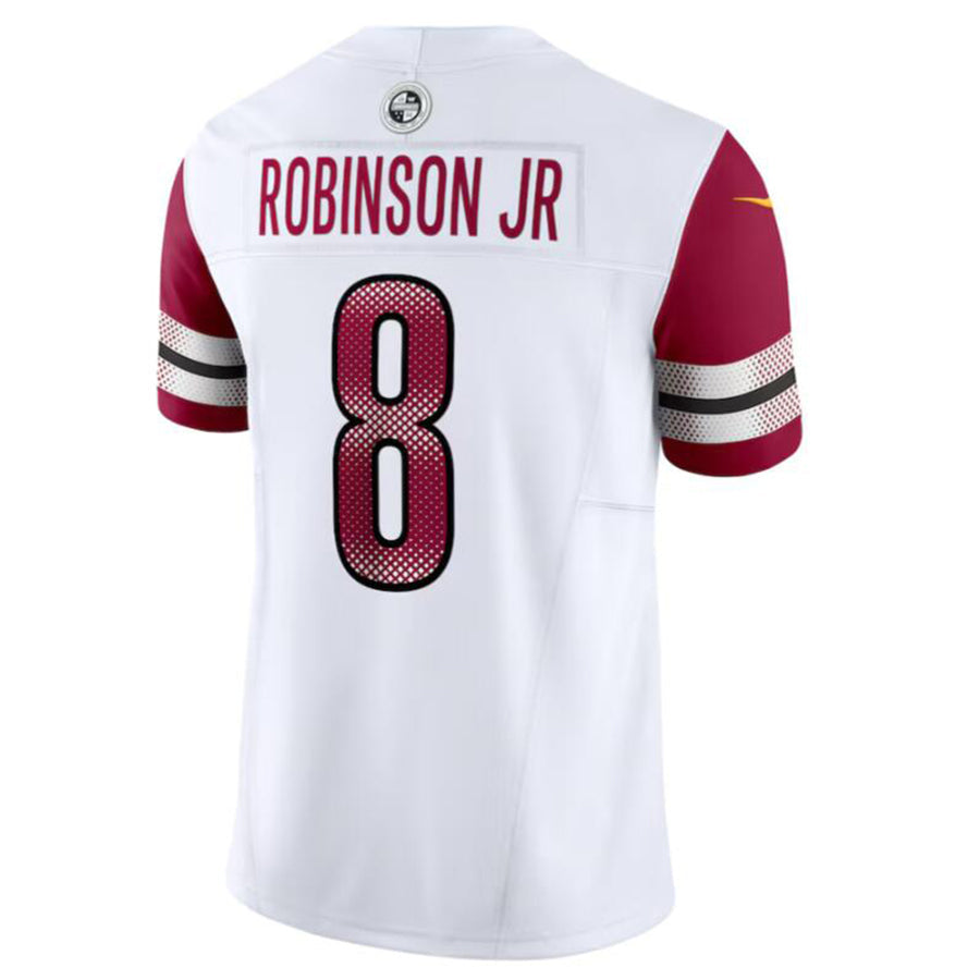 Custom #8 White WAS Football Shirt Top