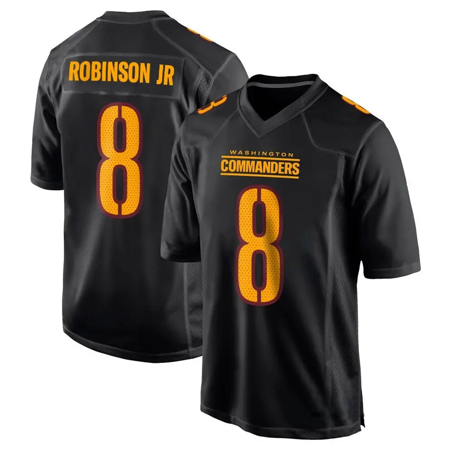 Custom #8 Black WAS Football Shirt Top